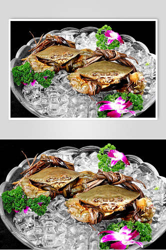 肉蟹餐饮食品图片