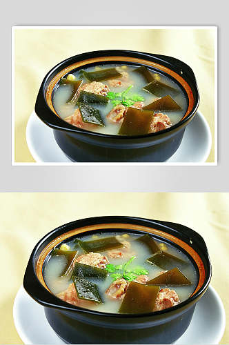 海带排骨冬瓜汤元例美食图片