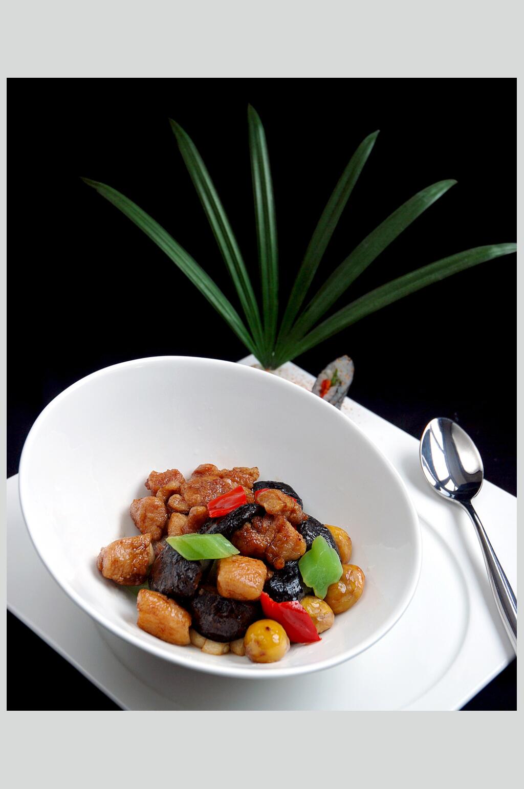 秘制黄焖鸡美食摄影图片素材