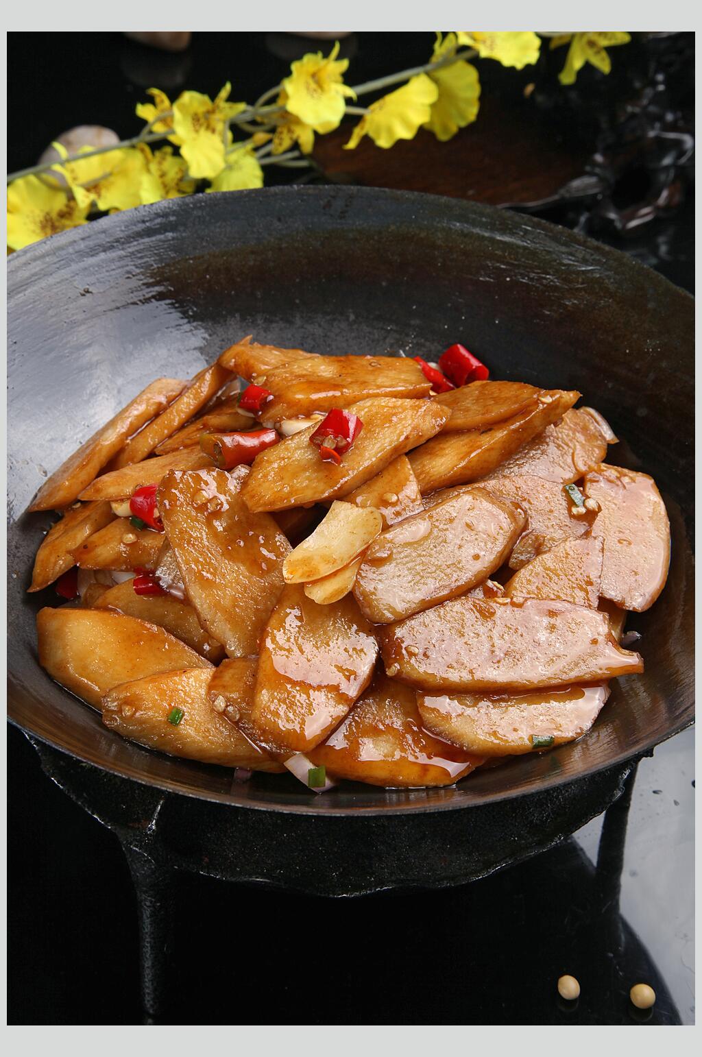 铁锅山药元食物图片素材