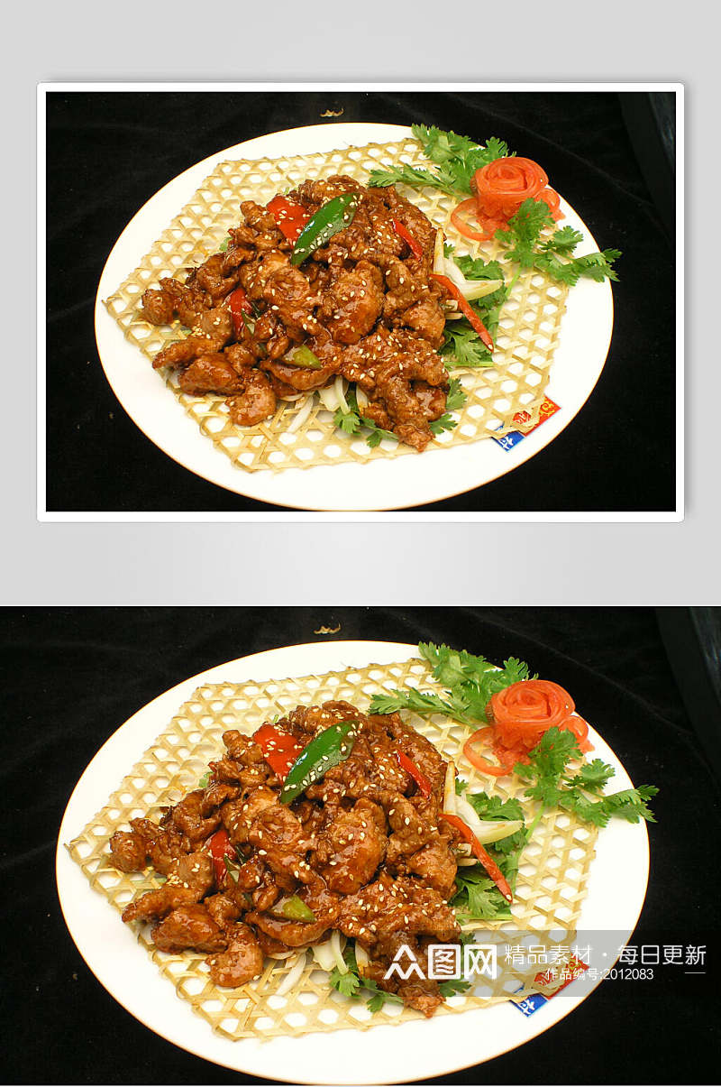 蒙古酱牛肉食品摄影图片素材
