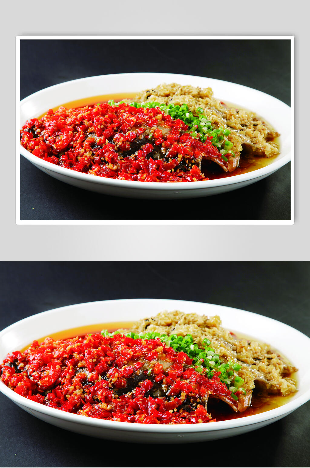 双色鱼头食物高清图片素材