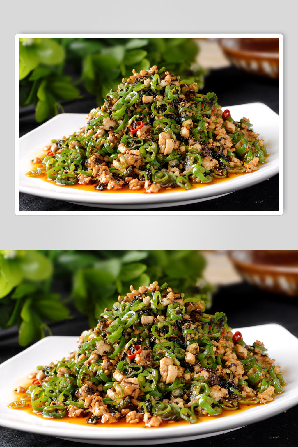 美味私家碎米鸡美食摄影图片素材