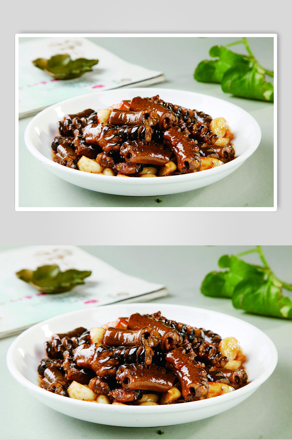 蒜仔鳝段美食食物图片素材