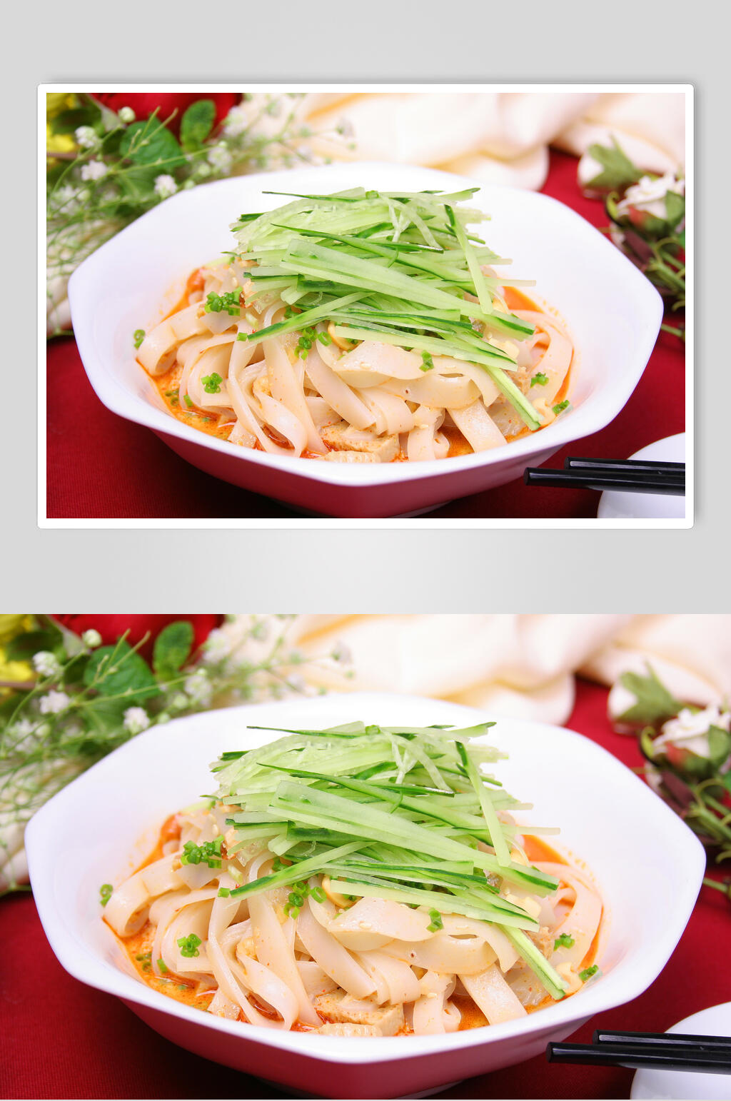 美味凉皮美食图片素材