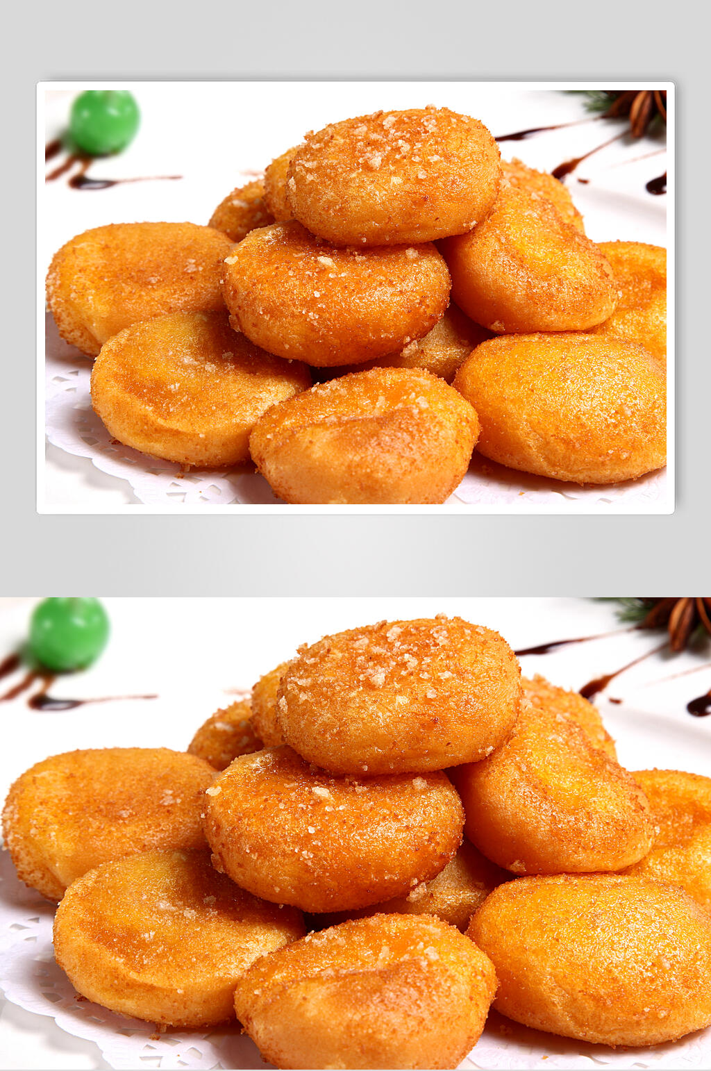 金黄南瓜饼打半打美食高清图片素材