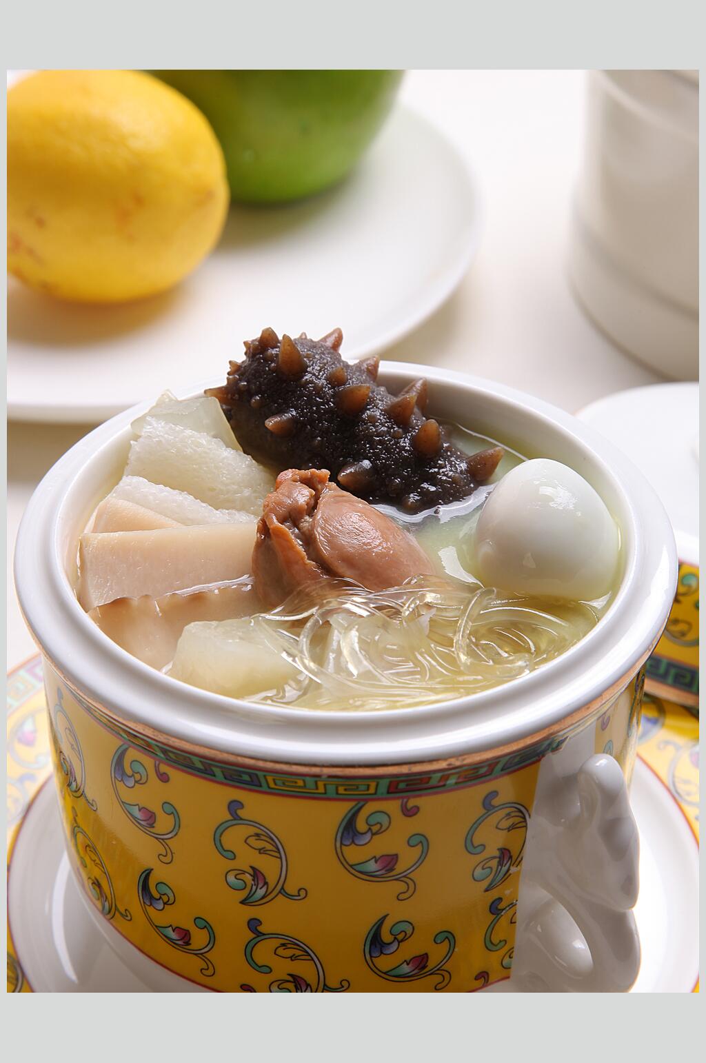 新鲜美味极品佛跳墙食物高清图片素材