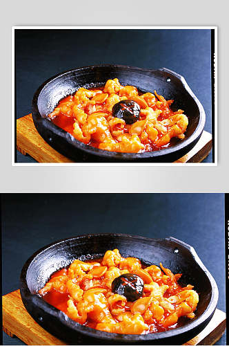 石锅焖一手美食食品图片