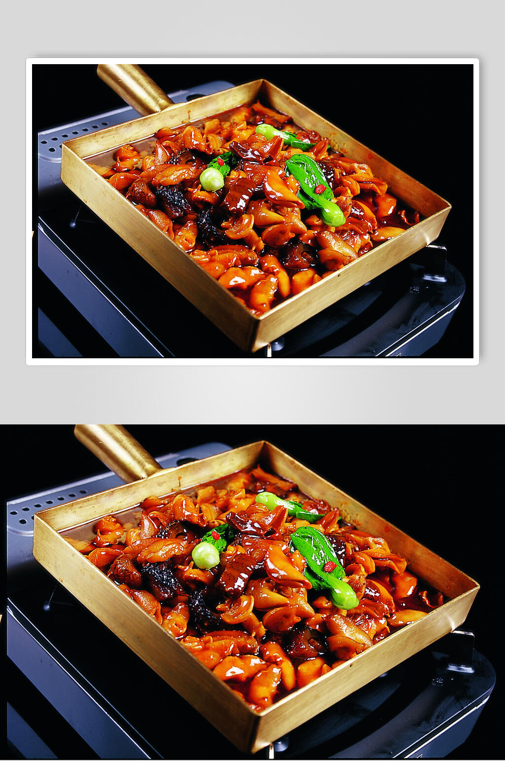 铜盘珍宝蜗牛美食摄影图片素材