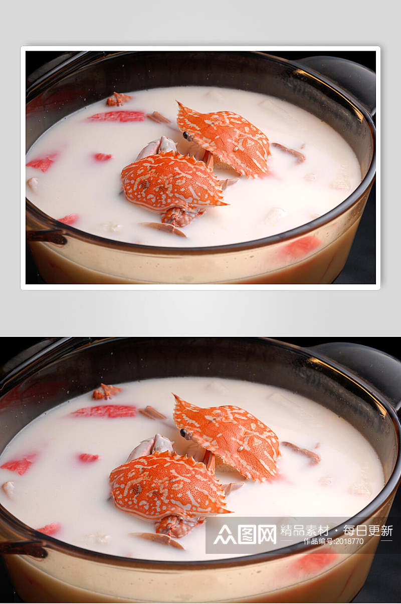 老豆腐兰花蟹餐饮食品图片素材