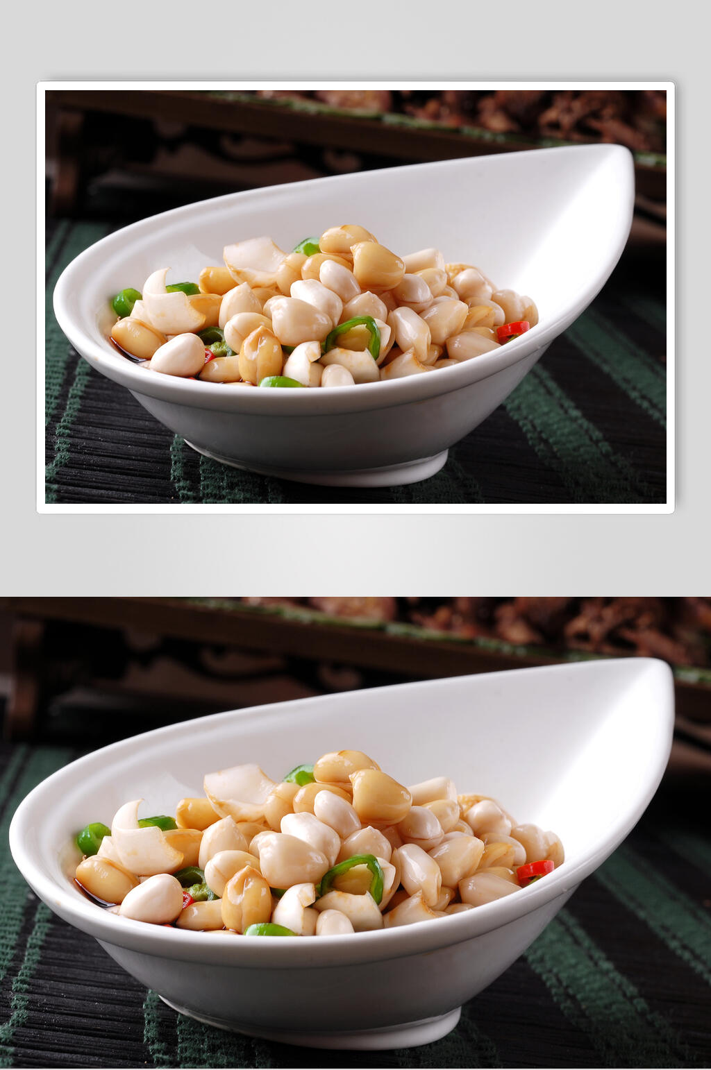 鲜花仁拌百合美食图片素材