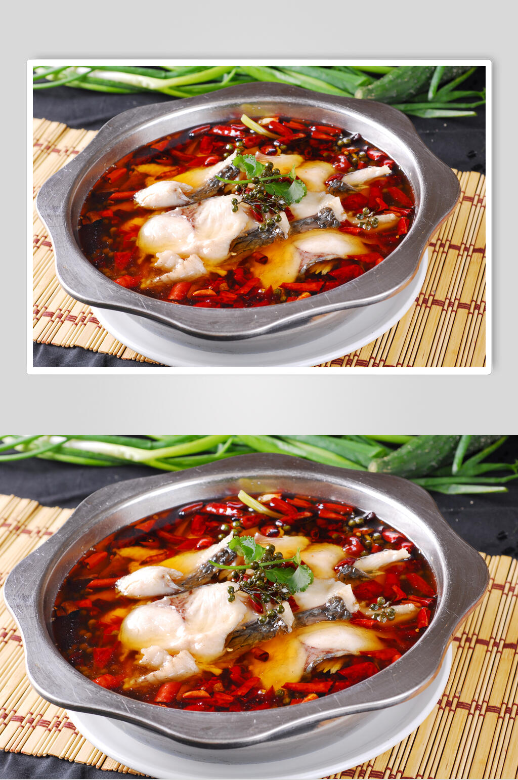 特色如意香水鱼美食摄影图片素材