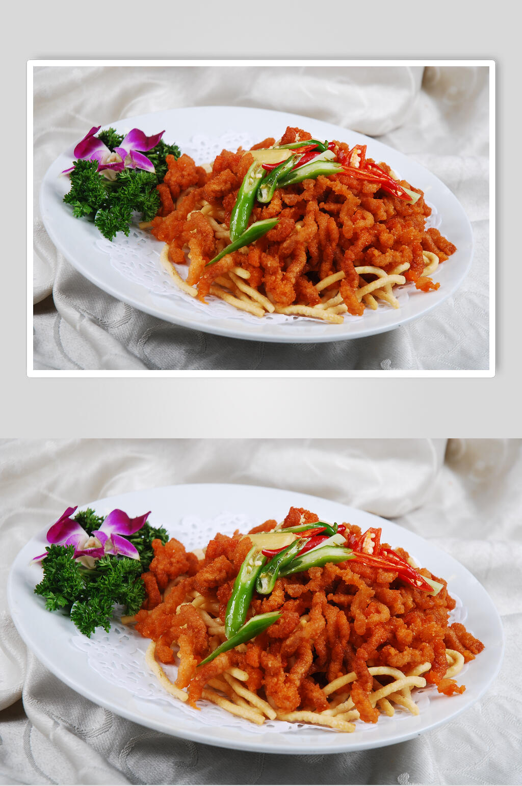 风味牛肉丝美食摄影图片素材