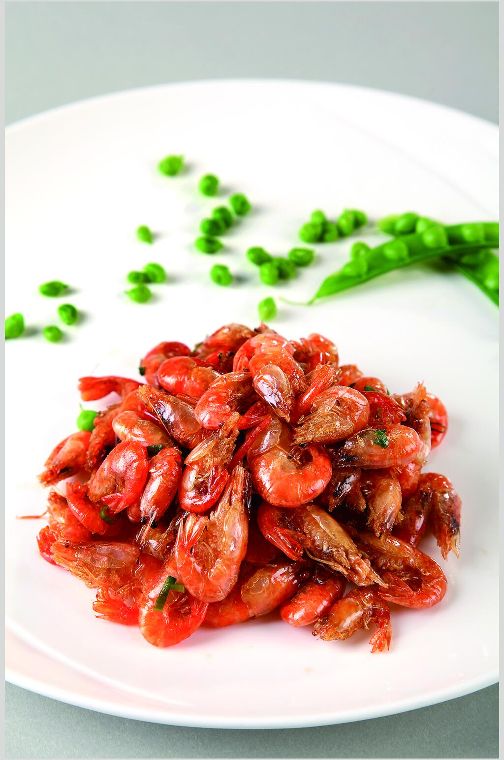 美味油爆小河虾食物图片素材