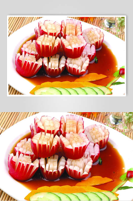 醋泡樱桃萝卜美食图片