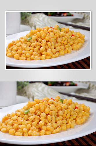 金沙玉米餐饮食品图片