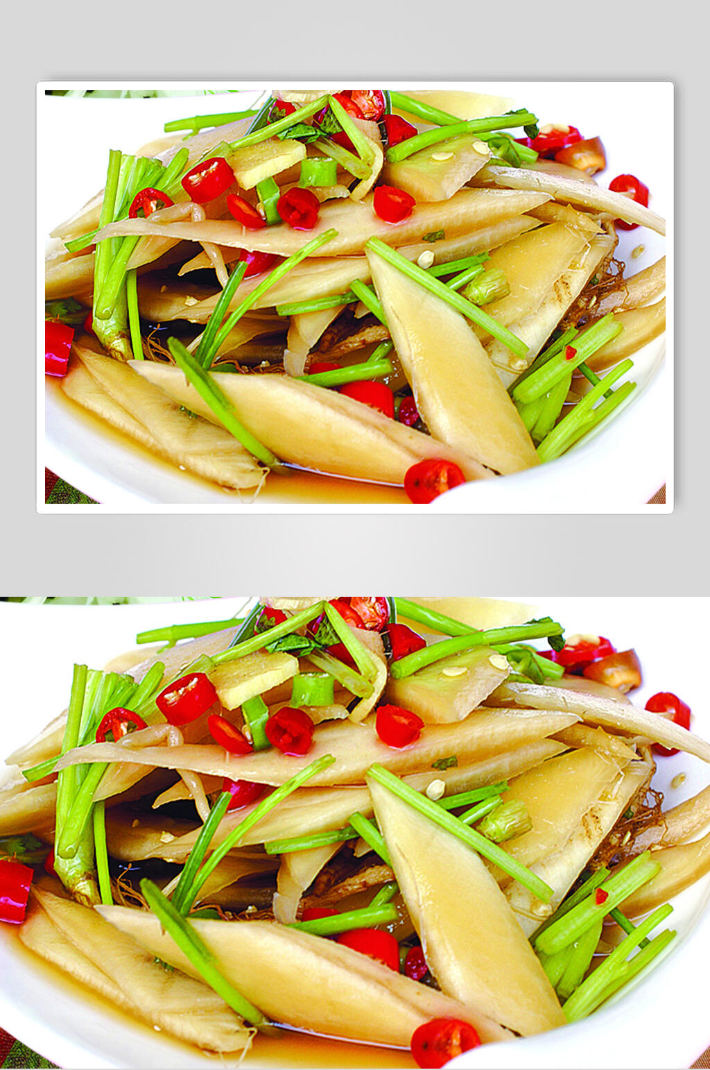 爽口萝卜皮美食图片素材