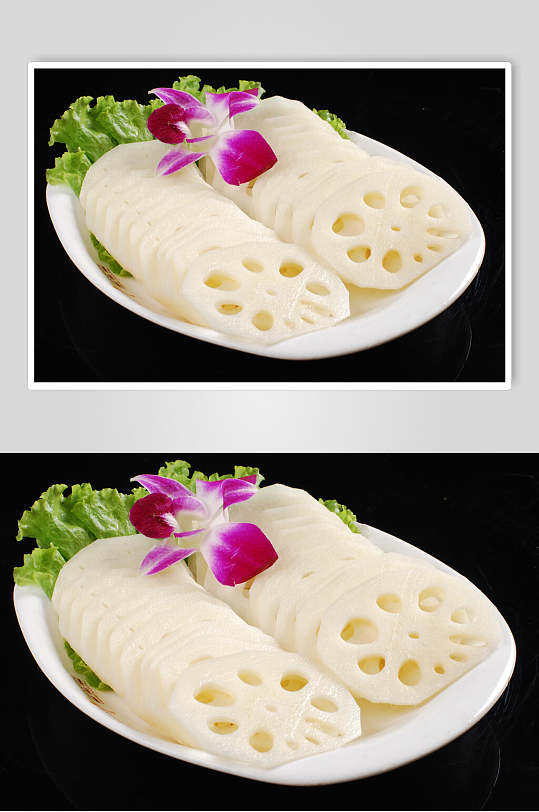 蔬菜莲菜餐饮美食图片