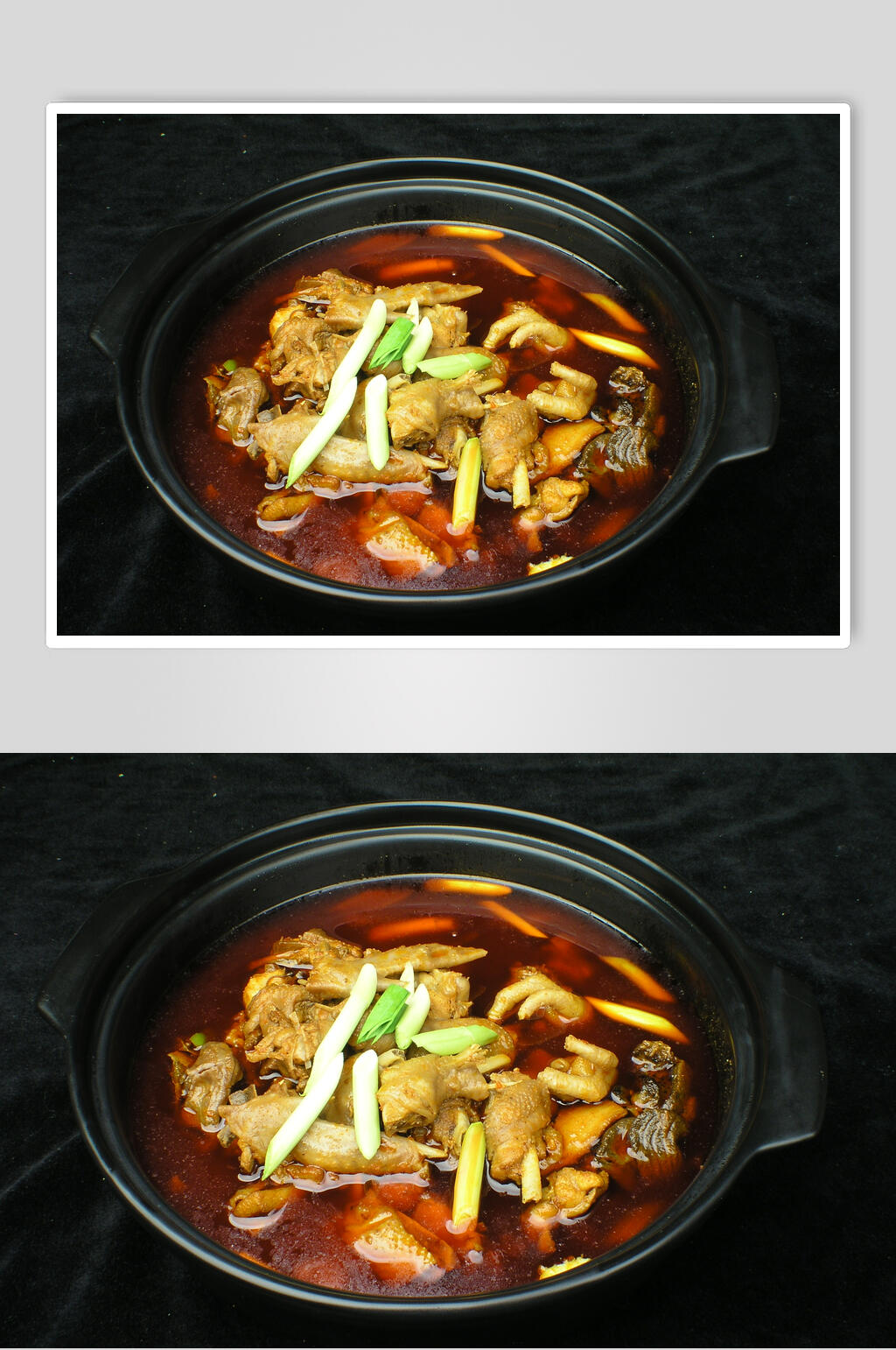 楚乡秘制鸡美食摄影图片素材