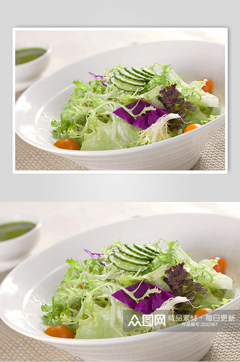 蔬菜色拉餐饮美食图片素材