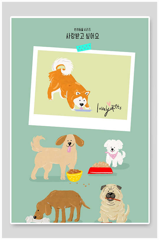 元素设计立即下载宠物萌宠小狗零食食品摄影图促销海报可爱立即下载