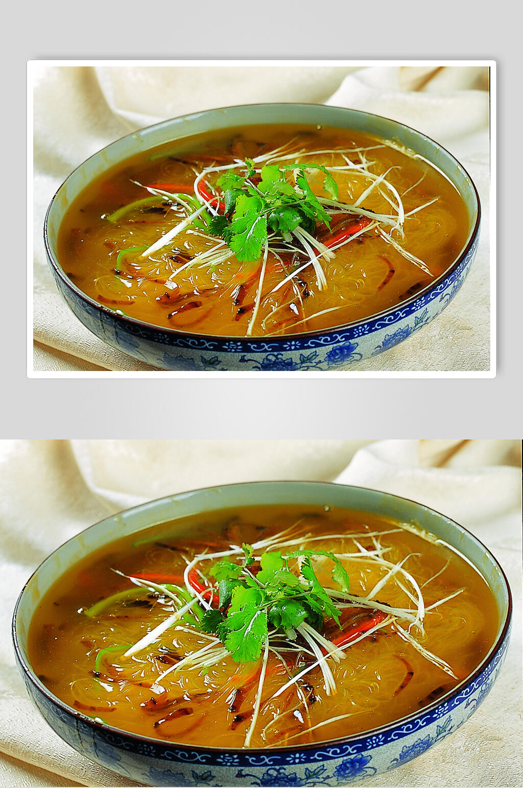 米粉金汤粉丝美食图片素材