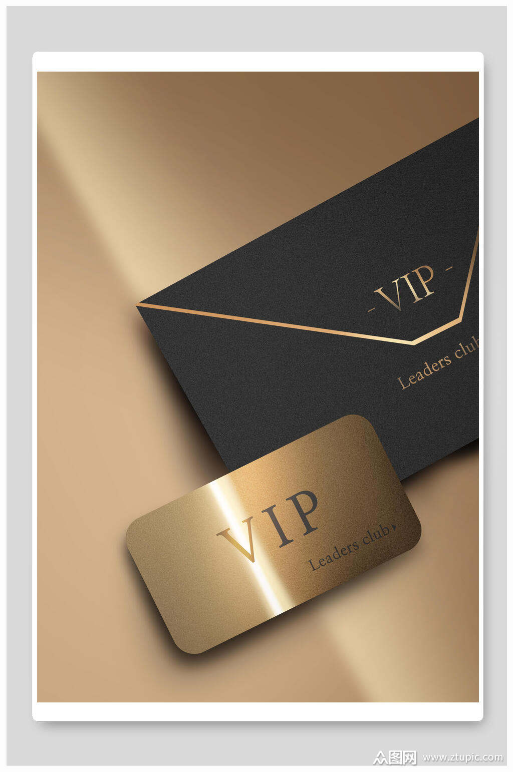 会员黑金色领导俱乐部vip海报素材