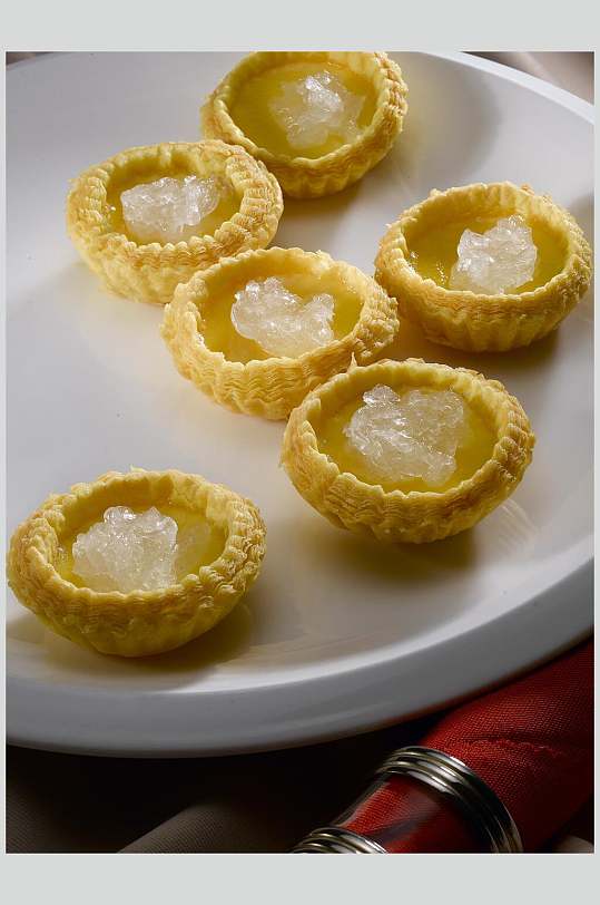 鲜香美味燕窝蛋挞元只美食高清图片