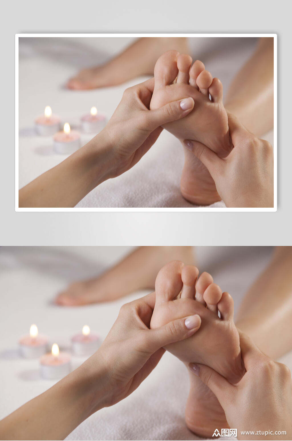足疗图片脚底穴位按摩摄影图素材