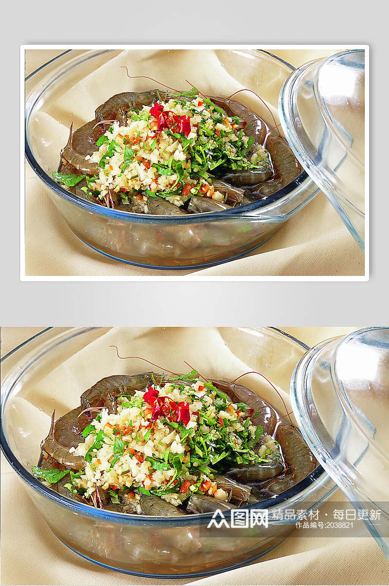 秘制生腌虾美食食品图片素材