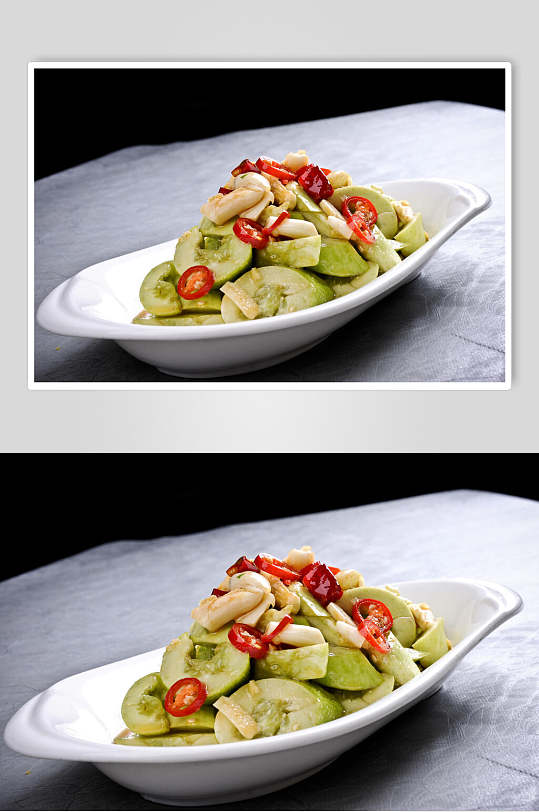 宫廷白玉瓜美食摄影图片