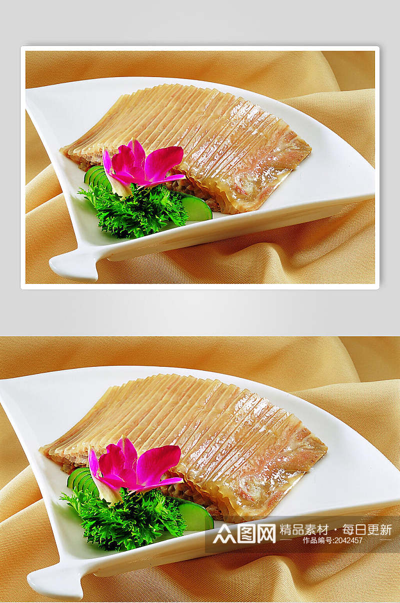 鱼翅冻美食食物图片素材