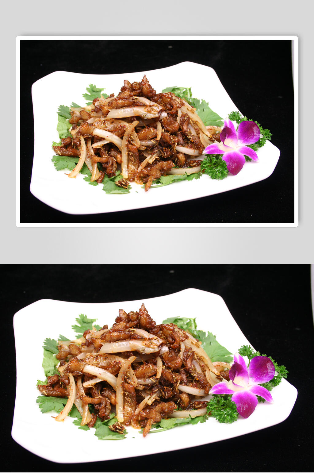 孜然肉筋食品摄影图片素材