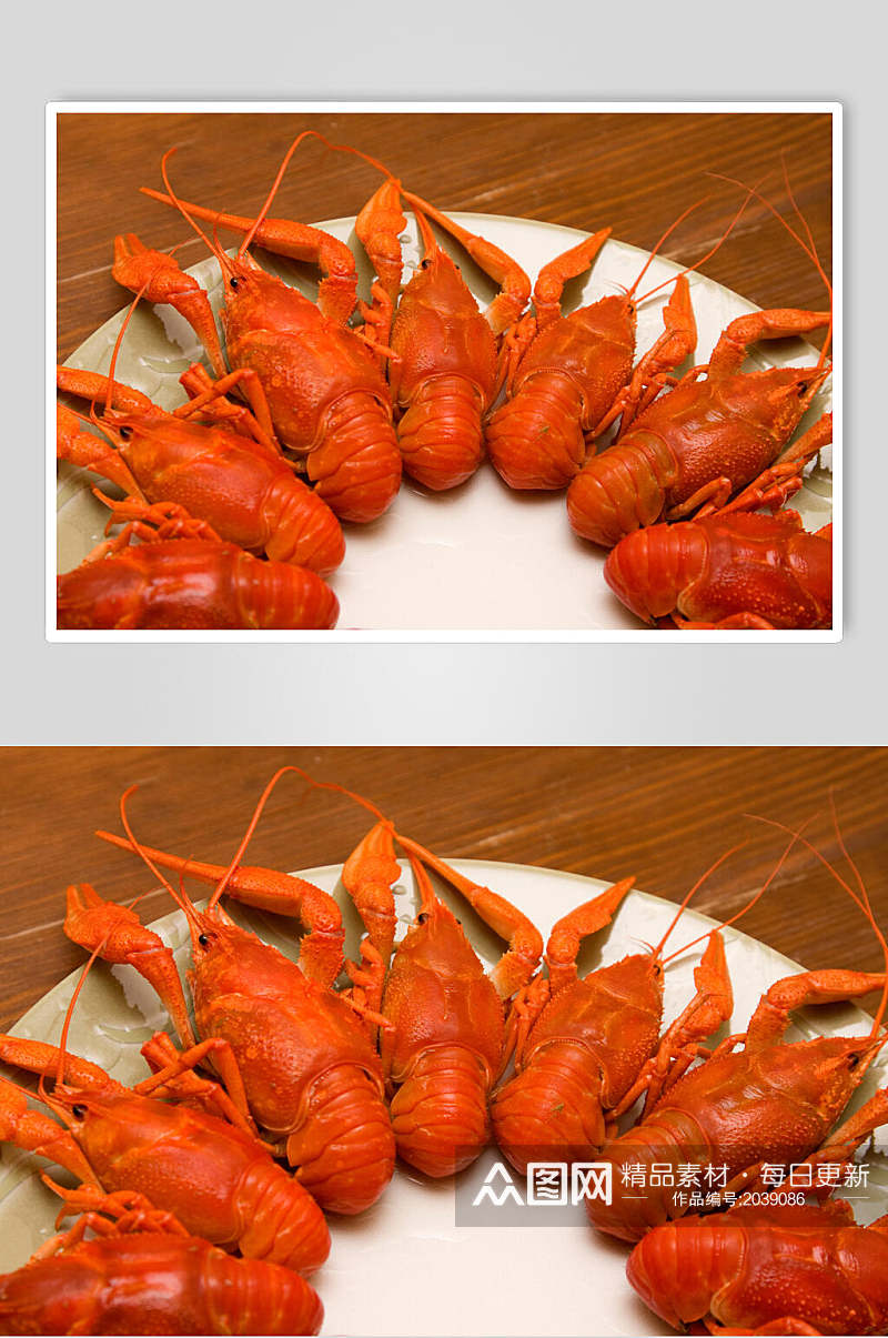 鲜美麻辣小龙虾食物摄影图片素材