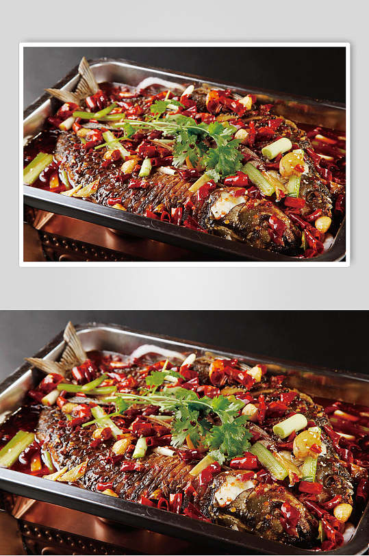 招牌香辣烤鱼美食食品图片-众图网