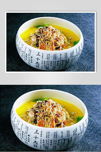 扬州煮干丝食物图片