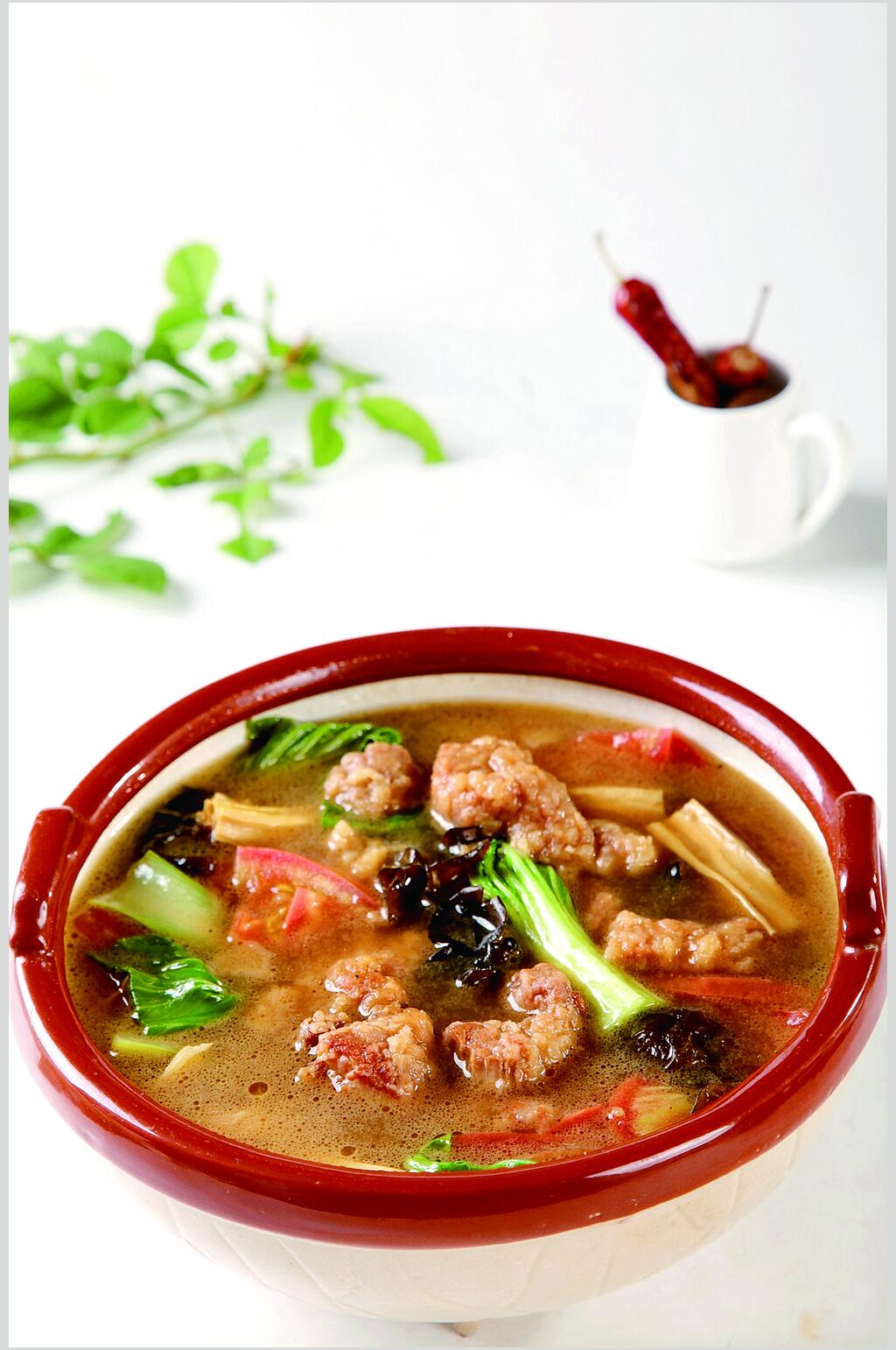 酸汤小酥肉美食图片素材