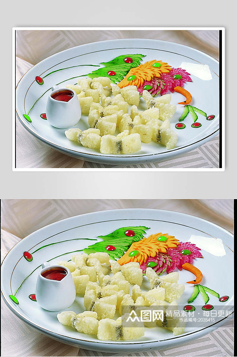 香芒焗澳带食品图片素材
