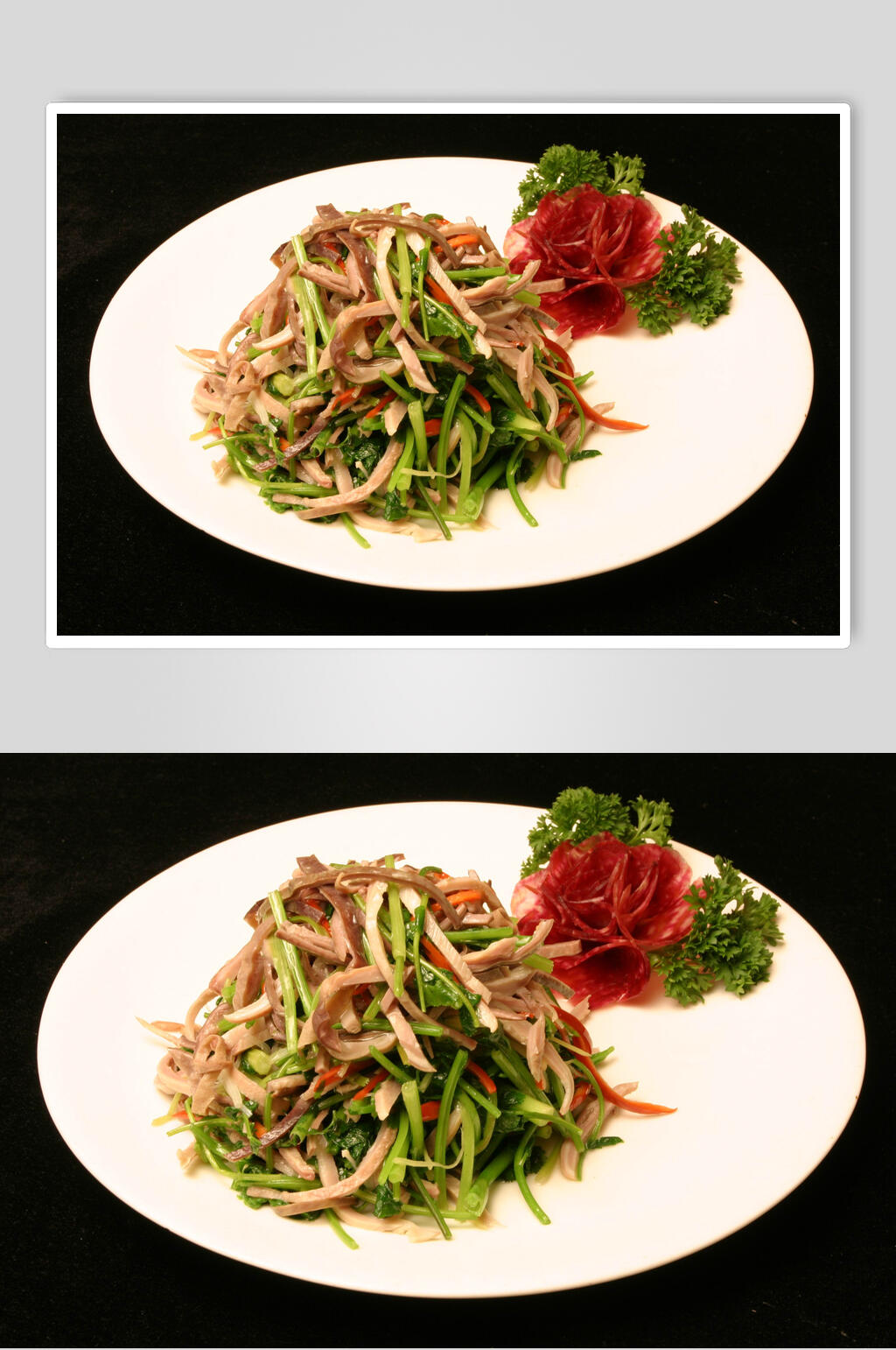 家常爆肚丝美食图片素材