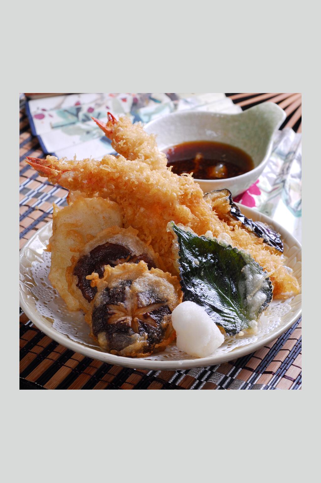 虾天妇罗食品图片素材