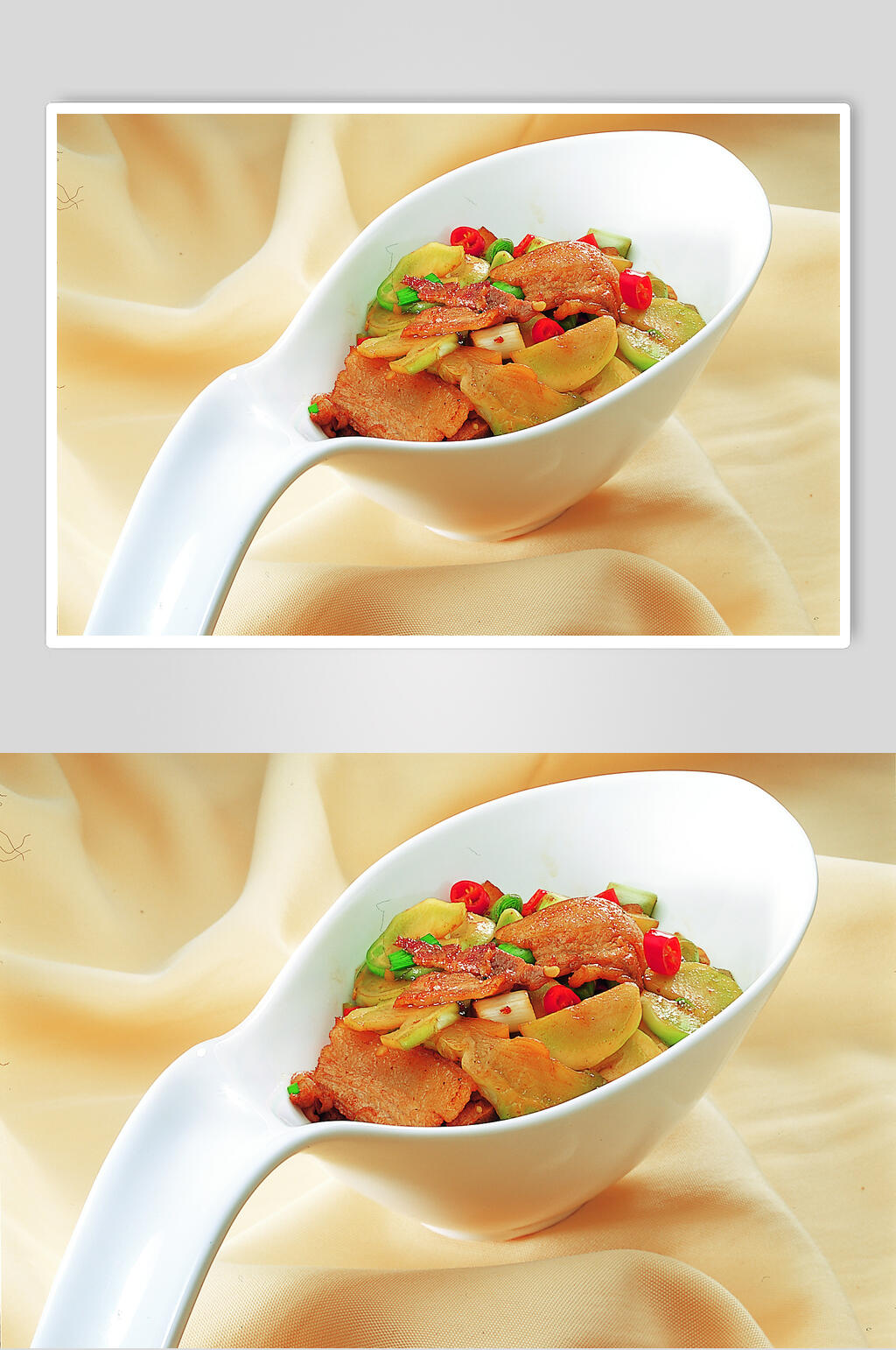 家常炒耳菜美食摄影图片素材