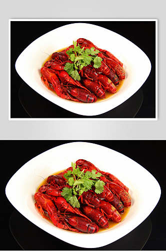 正宗麻辣小龙虾食物摄影图片