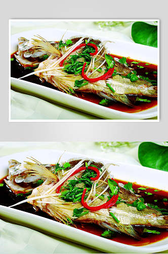香浓美味清蒸桂鱼美食食物图片