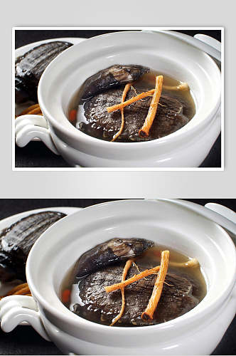 汤品养身甲鱼汤美食摄影图片