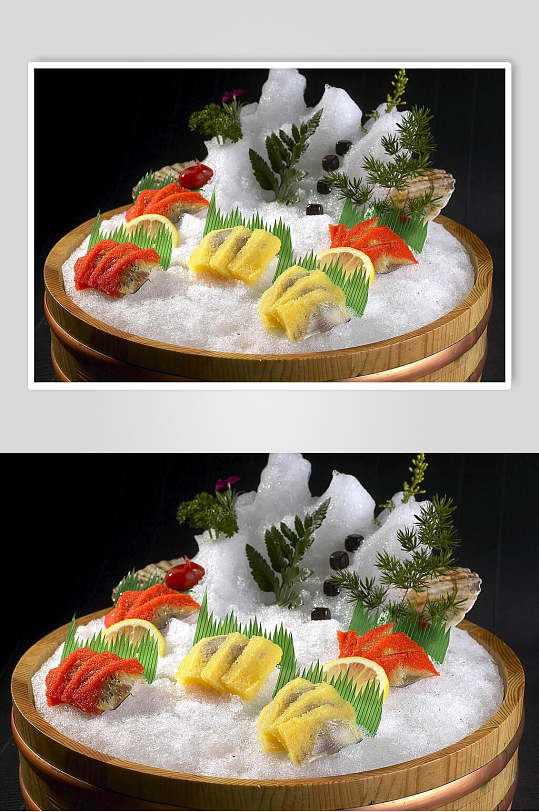 希鲮鱼籽刺身美食食物图片