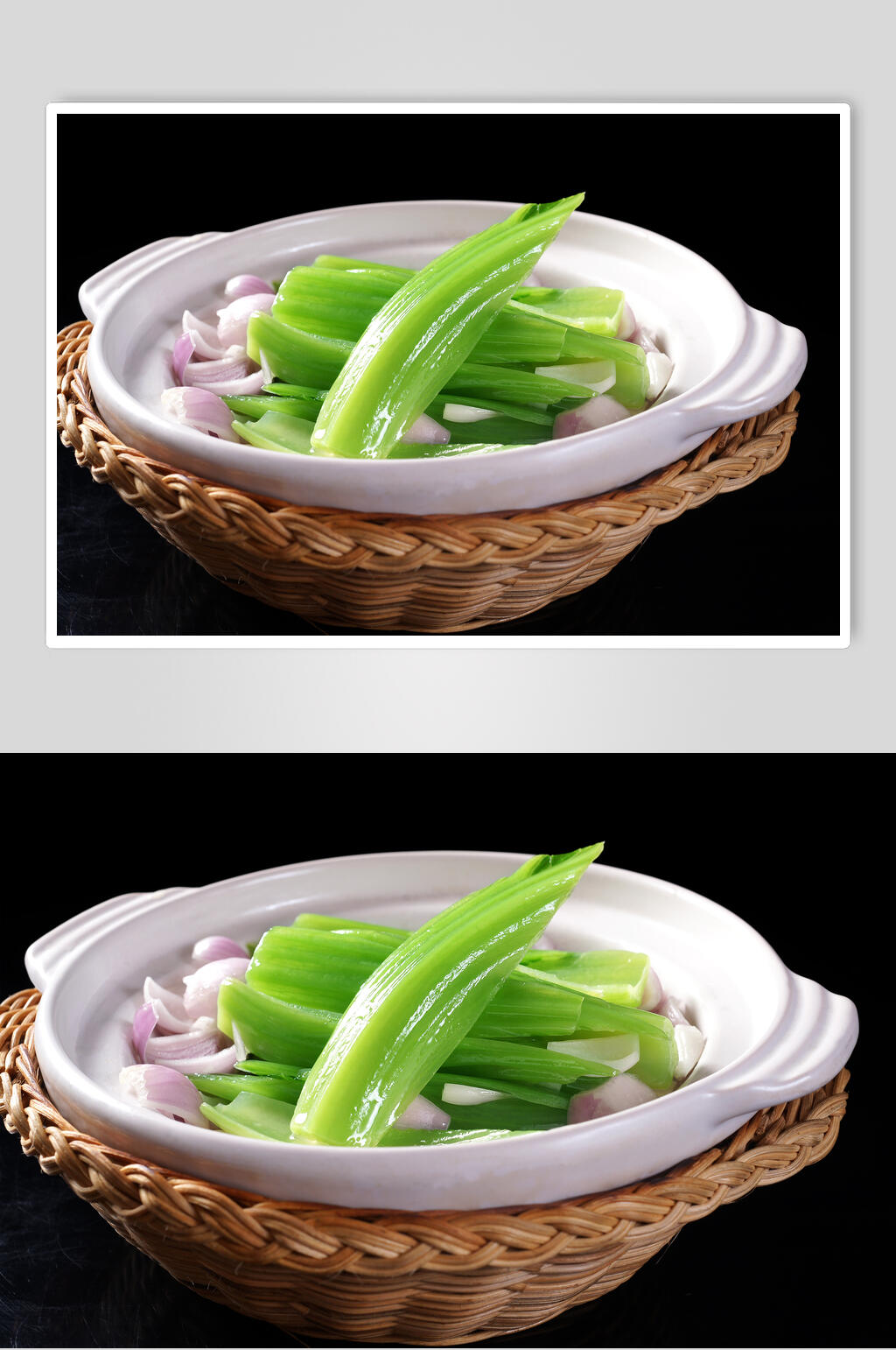 生啫芥菜餐饮食品图片素材