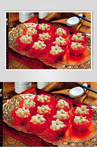 榴莲酥饺美食图片