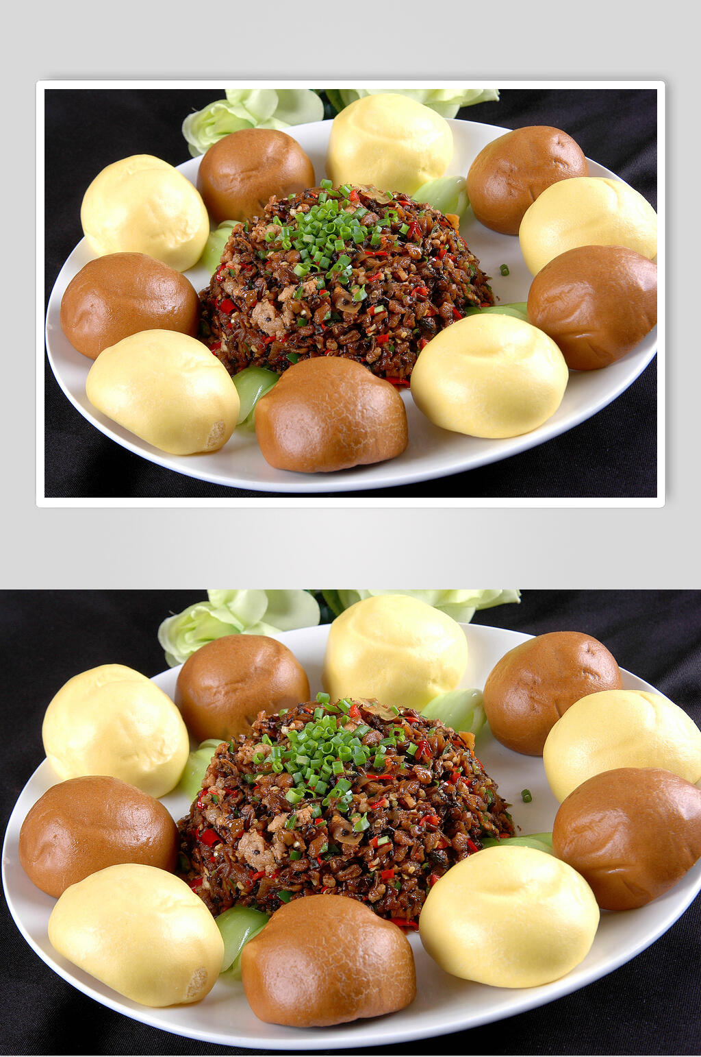 外婆窝窝头美食实拍图片素材