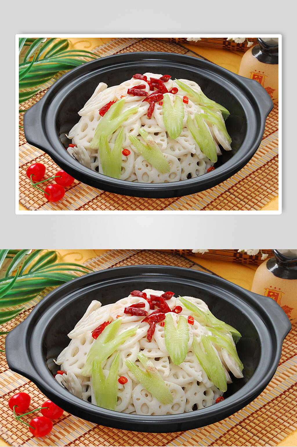 砂锅回藕美食摄影图片素材