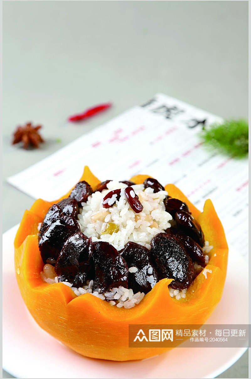 南国娘惹山菇美食食物图片素材